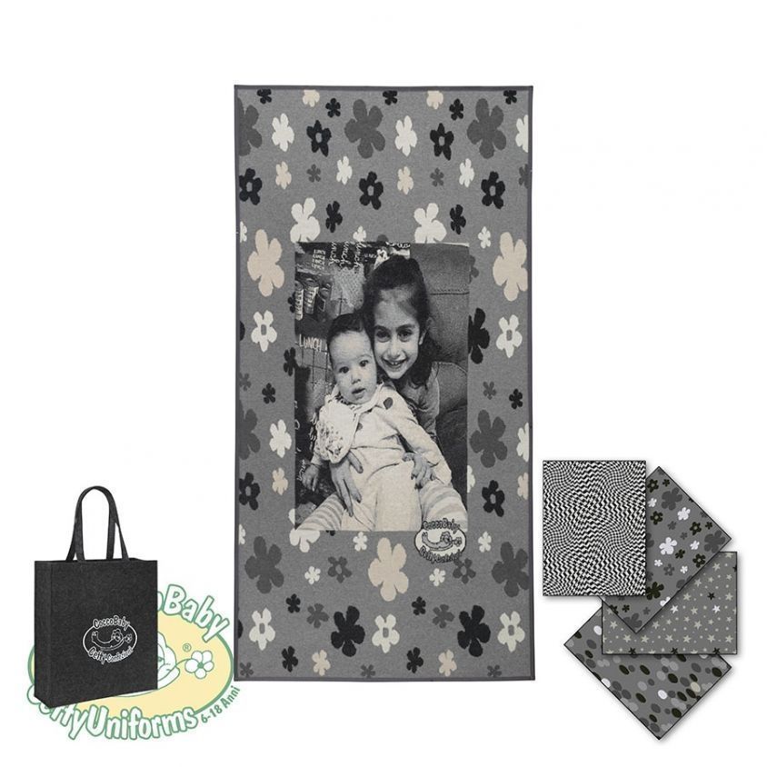 copertina per neonato personalizzata con stampa foto